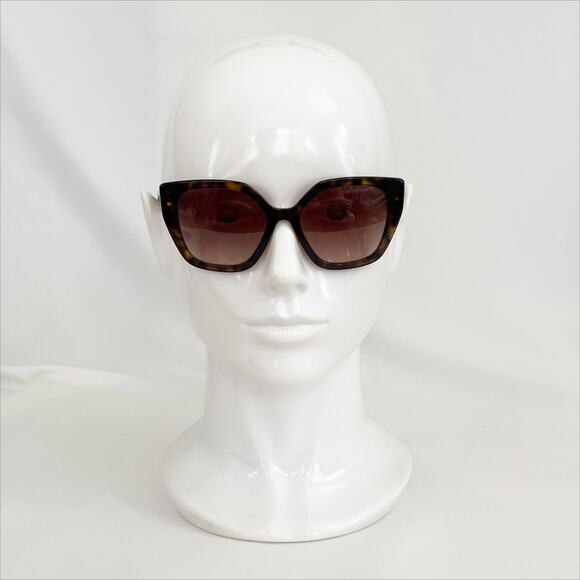 Prada PR 24XS Sunglasses Oversize Cat Eye Havana Tortoise Frame - Picture 4 of 12